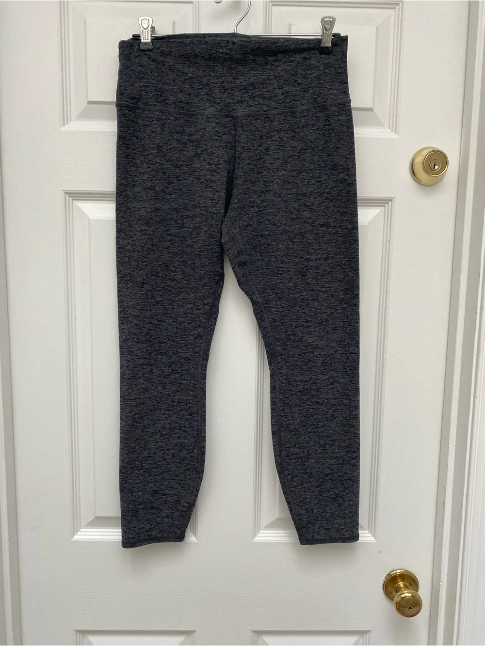 ALO Yoga Charcoal Heather High-Rise Leggings - Large